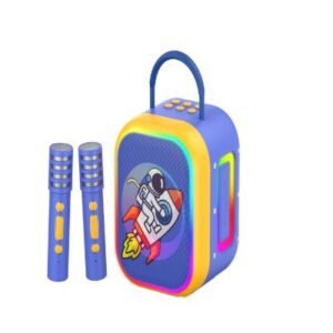 Portable Kids' Karaoke  Bluetooth Speaker-Blue